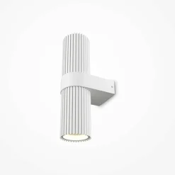 Applique design blanche – cylindre cranté vertical TAVA