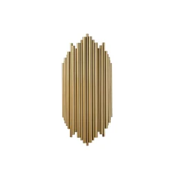 Applique design dorée, structure graphique en tubes SFAX