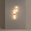 Applique moderne LED - tige dorée & blanc 35, 6 cm DELMAR