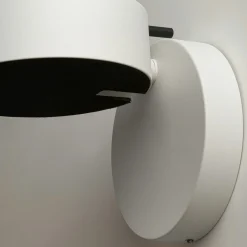 Applique murale blanche design – bloc rond orientable MESA