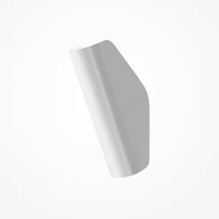 Applique murale blanche – forme pliée, éclairage haut bas MESA