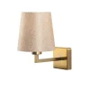 Applique murale classique, abat-jour beige ZURICH