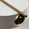 Applique murale design blanche & or – bloc rond orientable MESA
