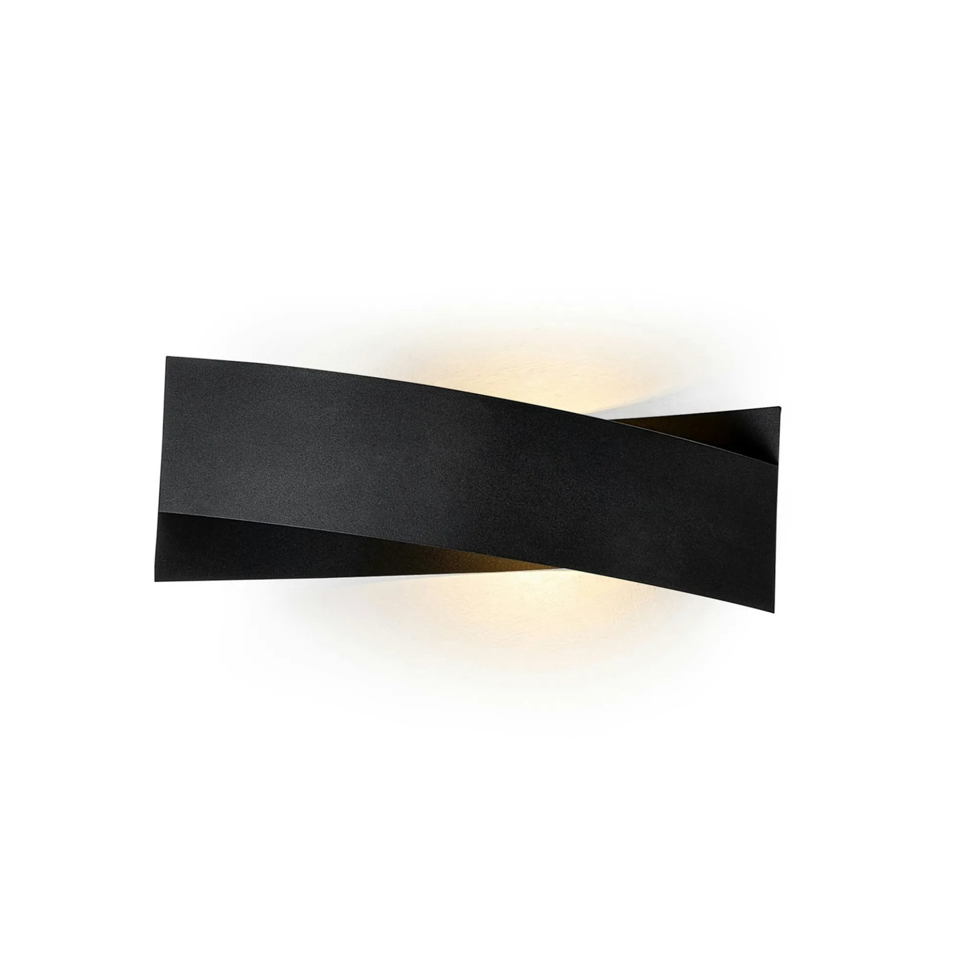 Applique murale design noire, nœud stylisé 35 cm SFAX