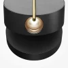 Applique murale design noire & or – bloc rond orientable MESA