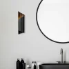 Applique murale design noir & or, abat-jour ruban SINOP