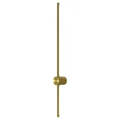 Applique murale dorée – barre verticale minimaliste SALEM