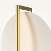Applique murale dorée – disque blanc minimaliste WINDER