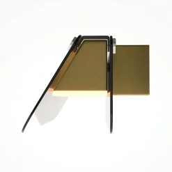 Applique murale LED ambrée avec volet horizontal 30 cm MINA