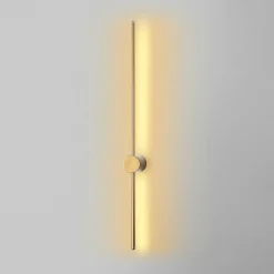Applique murale LED design, 1 tige dorée verticale VIESTE