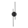 Applique murale LED design, 2 tiges noires 86 cm VIESTE