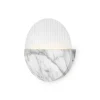 Applique murale moderne – disque marbre strié ⌀30 cm LAUREL