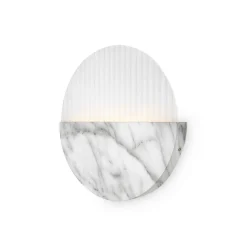 Applique murale moderne – disque marbre strié ⌀30 cm LAUREL