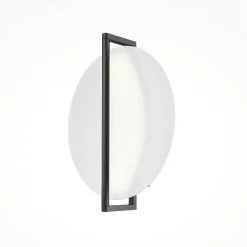 Applique murale noire – disque blanc minimaliste WINDER