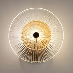 Applique rétro en verre - forme soleil stylisé YUMA