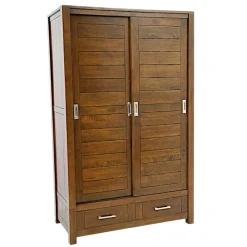 Armoire hévéa moderne 120x196cm ATTAN