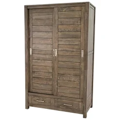 Armoire hévéa moderne 120x196cm ATTAN
