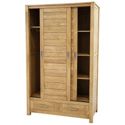 Armoire hévéa moderne 120x196cm ATTAN