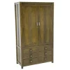 Armoire hévéa 6 tiroirs 100x175cm GALA