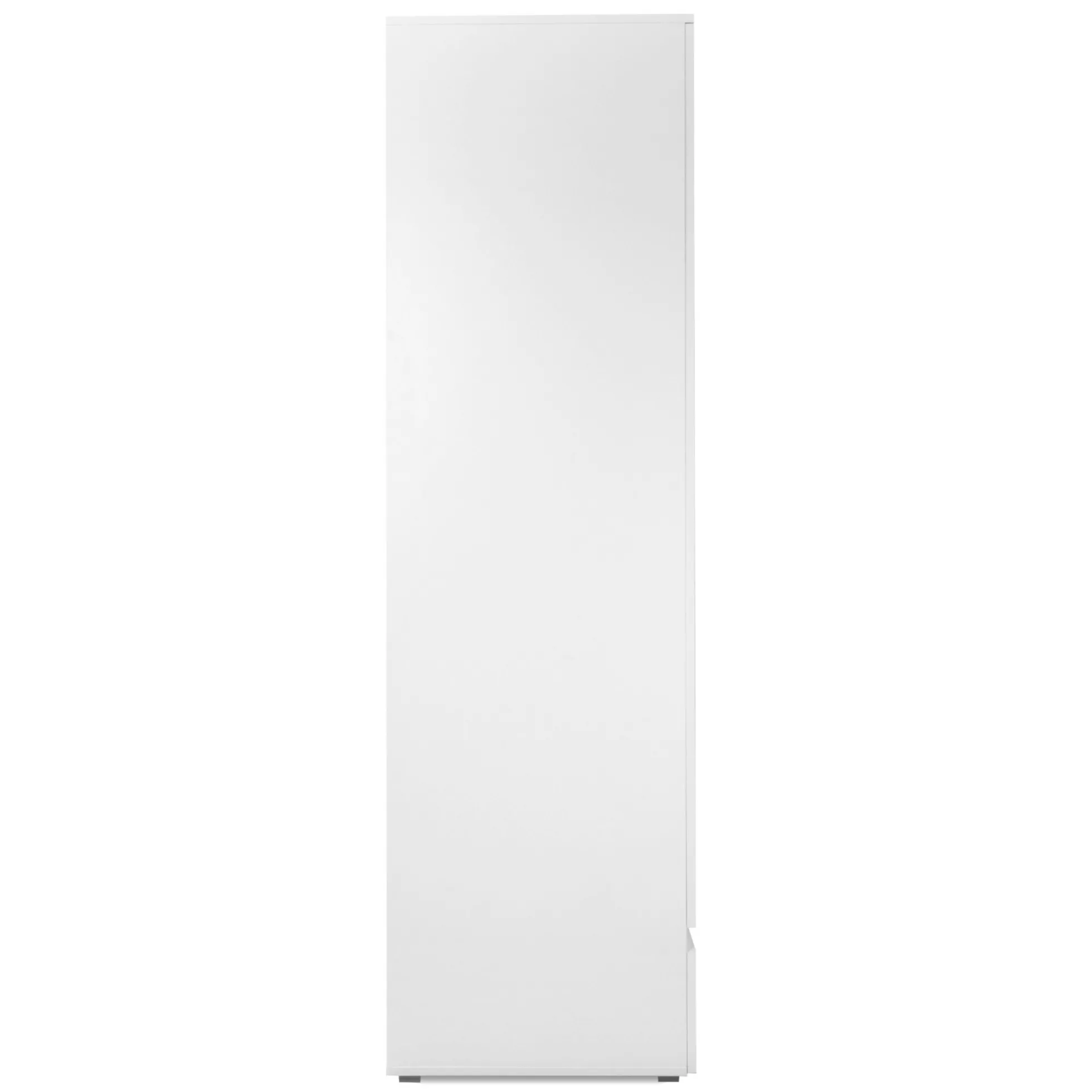 Armoire penderie blanche 3 portes 2 tiroirs ALVA