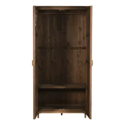 Armoire penderie bois recyclé brun QUEENSTOWN