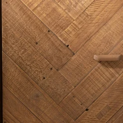 Armoire penderie 2 portes bois recyclé KEARNEY