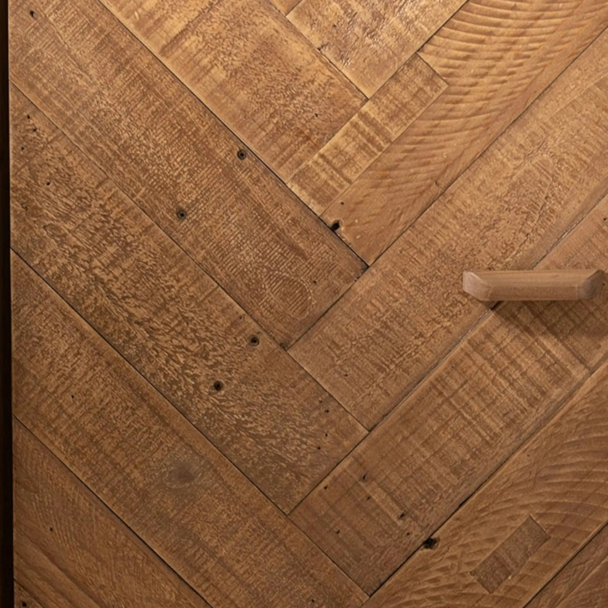 Armoire penderie 2 portes bois recyclé KEARNEY