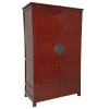 Armoire 2 portes hévéa 120x60x195cm MAORI
