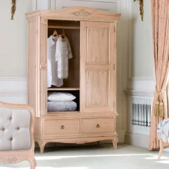 Armoire 2 portes romantique BLOIS