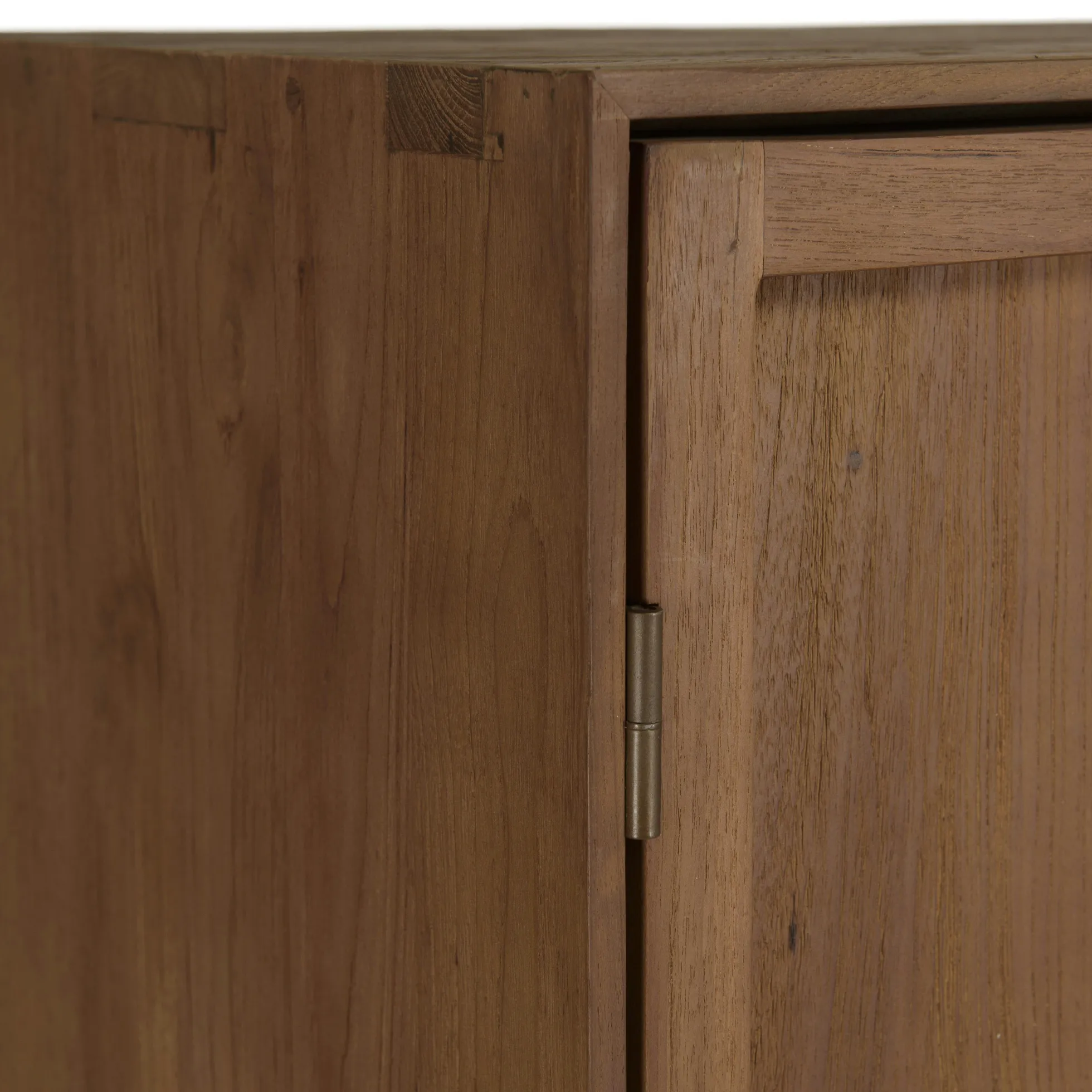 Armoire 2 portes 90x200cm en bois de teck recyclé SWING