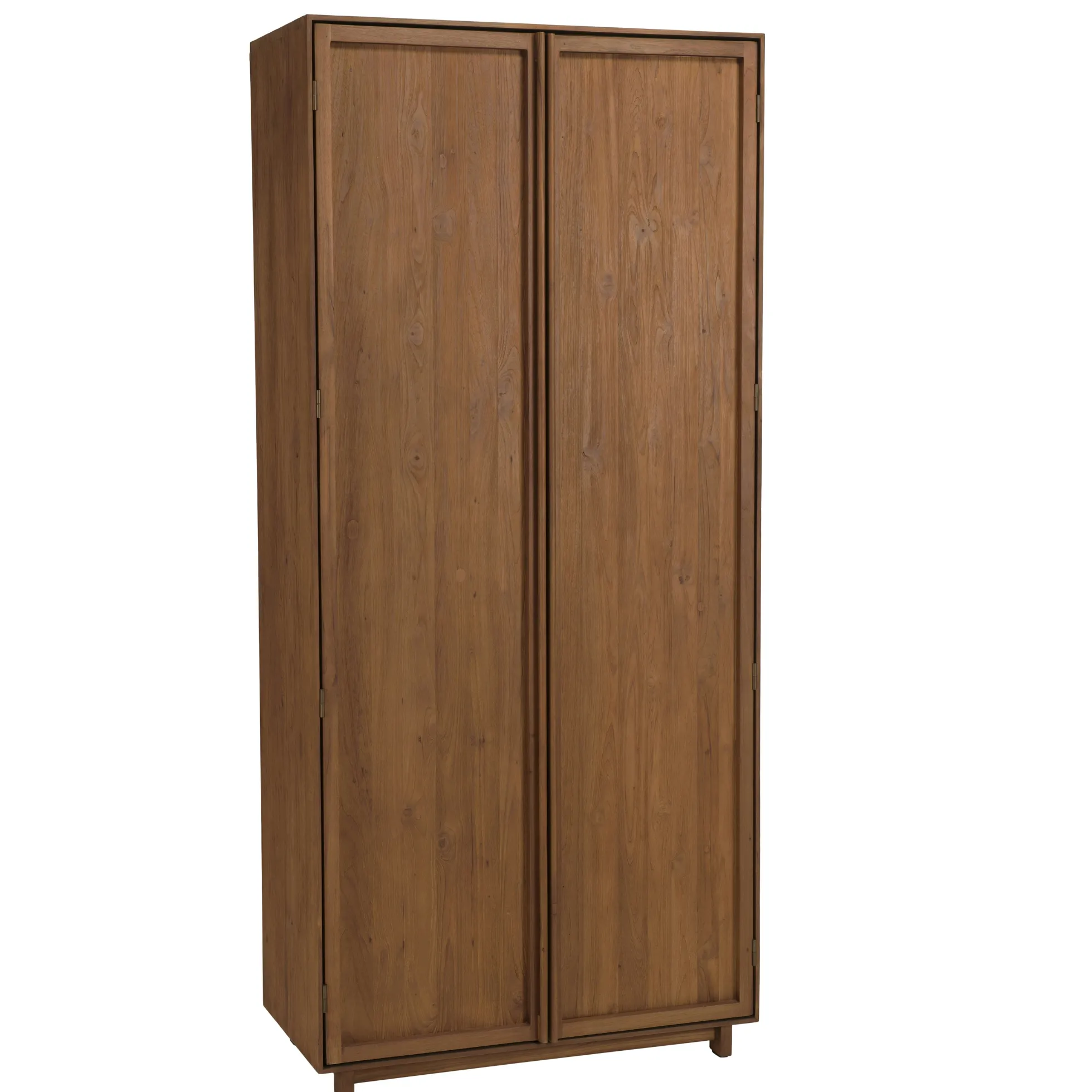 Armoire 2 portes 90x200cm en bois de teck recyclé SWING