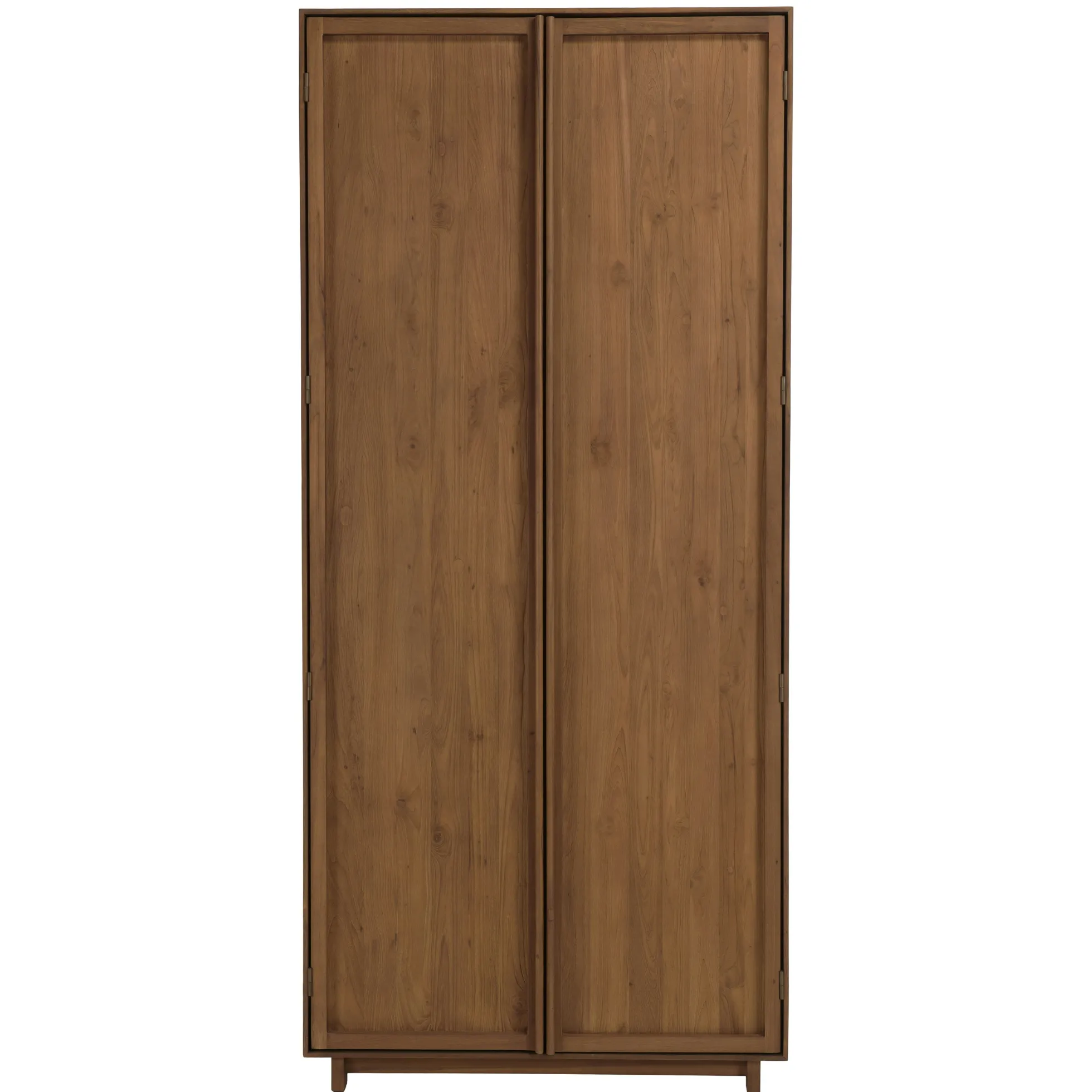 Armoire 2 portes 90x200cm en bois de teck recyclé SWING