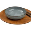Assiette creuse poke bowl gris antique (lot de 2) ELDA