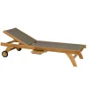Bain de soleil teck couleur taupe SUMMER