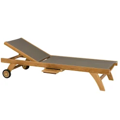 Bain de soleil teck couleur taupe SUMMER