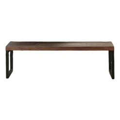 Banc bois brun recyclé 155cm SAMOA