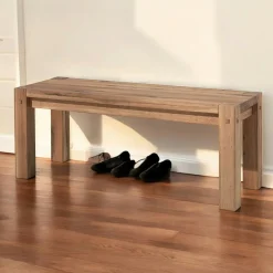 Banc bois chene massif 123cm FJORD
