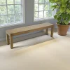 Banc bois moderne hévéa 160cm OLGA