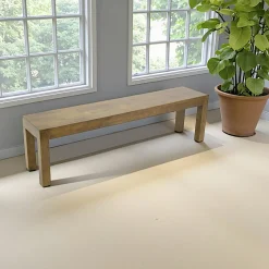 Banc bois moderne hévéa 160cm OLGA