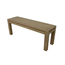 Banc bois moderne hévéa 160cm OLGA