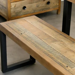 Banc bois recyclé 155cm BRISBANE