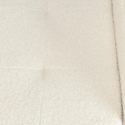 Banc coffre tissu bouclette écru COLOMBUS