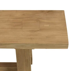 Banc de jardin 300cm en bois de teck recyclé naturel SANTO