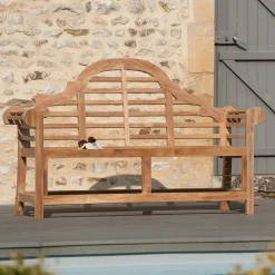 Banc de jardin en Teck brut massif 166cm SUMMER