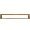 Banc de jardin pieds inclinés teck recyclé 270 cm MANY