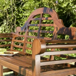 Banc de jardin Sumatra en teck 165 cm MACAO