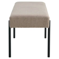 Banc d'entrée gris minéral, style moderne BRUGES