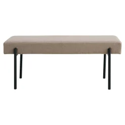 Banc d'entrée gris minéral, style moderne BRUGES