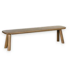 Banc de table en bois de chêne 220 cm KYOTO