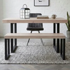 Banc de table en bois recyclé 155 cm AUCKLAND